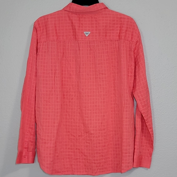 COLUMBIA PFG WOMENS LONG SLEEVE SHIRT/SIZE L. - Picture 3 of 12